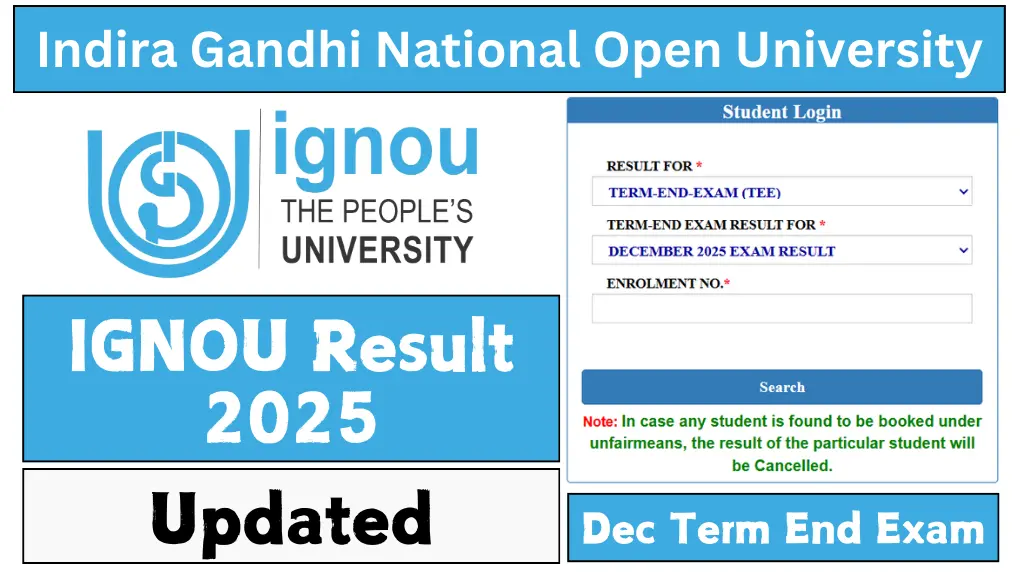 IGNOU Result 2025
